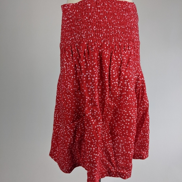 Red & White Mini Skirt - Picture 2 of 3